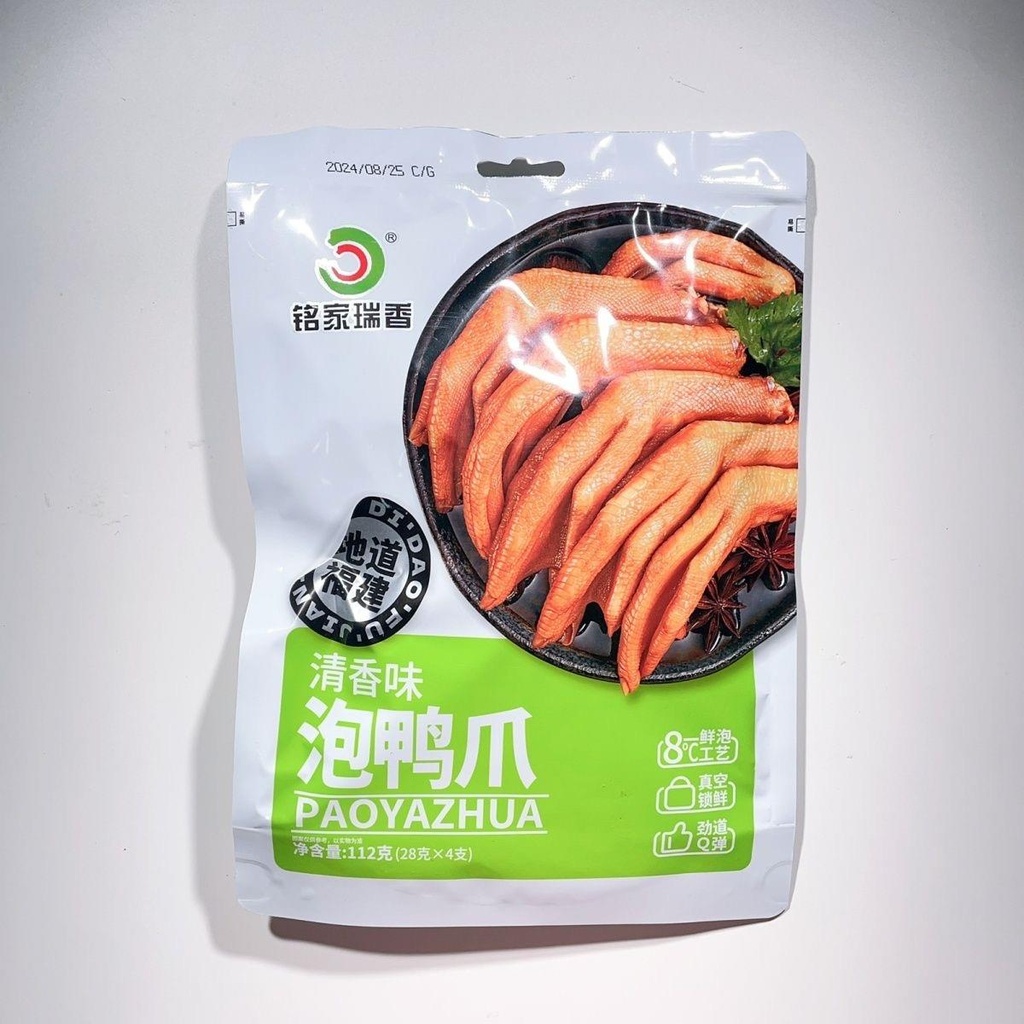 銘家瑞香泡鴨爪清香味4支裝112g*30/滷鴨掌