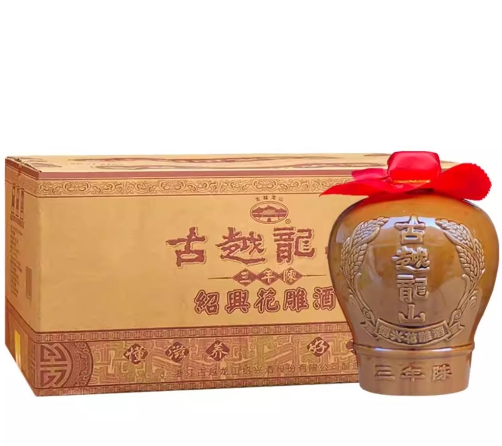 T古越龙山三年陈绍兴花雕酒1.5L*6/Cooking wine