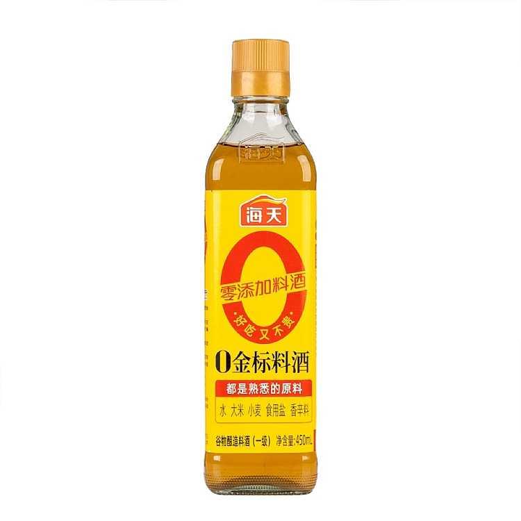 T海天零添加金标料酒450ml*12