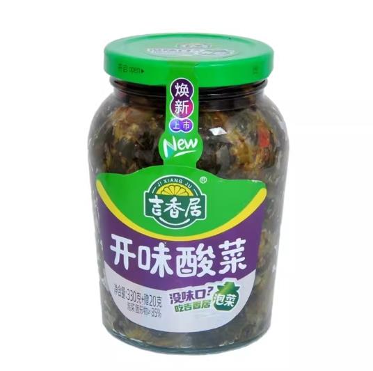X Jixiangju Pickles Flavoured Sauerkraut 350G*12/pickles