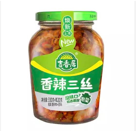 X Jixiangju Spicy Three Shreds 330g+20g*12