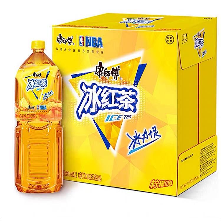 Y康师傅冰红茶/ Trà Đen Đá Vị Chanh Master Kong/2L*6