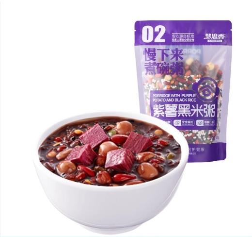 Meng Si Xiang purple sweet potato and black rice porridge 400g*30/Porridge