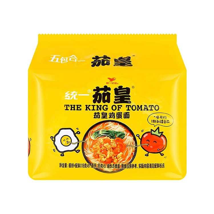 统一茄皇鸡蛋面116g五合一/instant noodles（Tomato flavour）