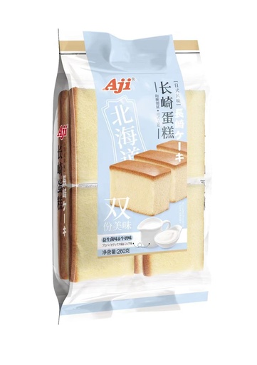 [4894375031037] Aji Nagasaki Cake Probiotic Flavour + Milk Flavour 260g*20/Cake (Milk flavour)