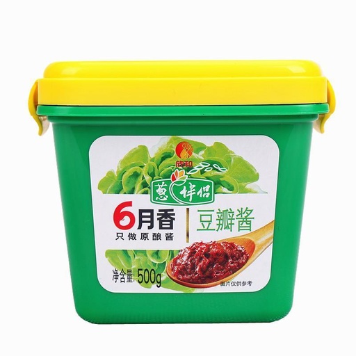 [6921204802501] T欣和葱伴侣六月香豆瓣酱500g*12/Soybean paste