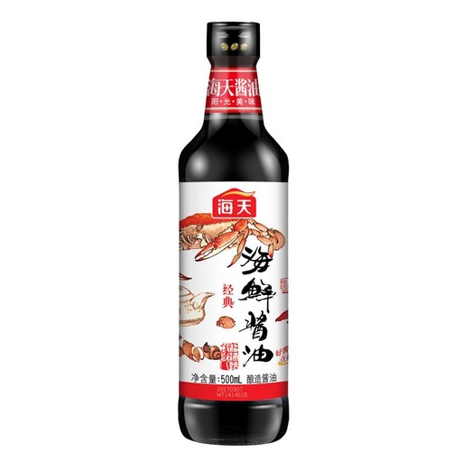 [6902265160502] T海天海鲜酱油500ml*12/Tasty seafood flavoured soy sauce