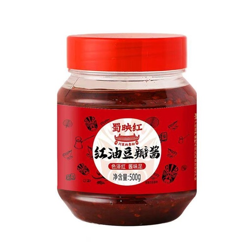 [6977066750252] T海天红油豆瓣酱500g*12/Soybean paste