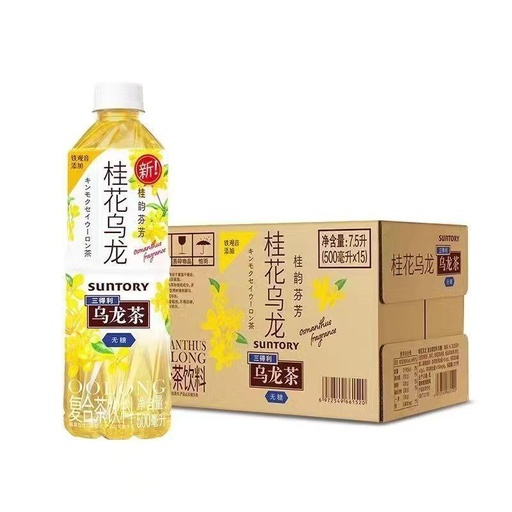 [6972549661513] Y Suntory Unsweetened Osmanthus Oolong Tea 500ml*15 /Oolong tea (sugar free)