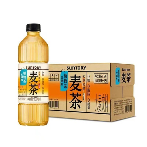 [6972549661537] Suntory Green Tea Mugicha Beverage 500ml*15 /Barley Tea