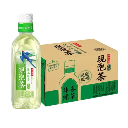 [6907992522692] Y伊利伊刻活泉现泡茶抹春绿茶455ml*15/Green tea (no added sugar)