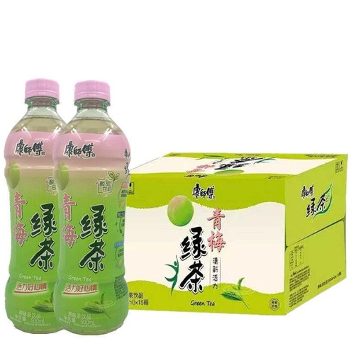[6921294351927] Y康师傅青梅绿茶500ml*15/Trà xanh mơ xanh
