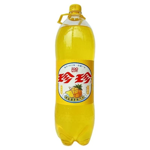 [6974480210379] Y珍珍冰爽菠蘿味汽水2L*6/鳳梨汽水