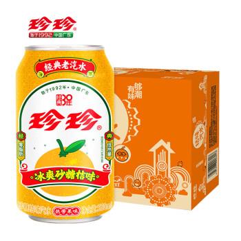 [6974480210034] Y珍珍砂糖橘味汽水/কমলা সোডা জল ৩৩০মিলি*৬*৪