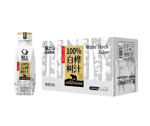 [6972306250837] Y轻上白桦树汁/লাইট আপ ন্যাচারাল বার্চ ট্রি জুস/৩৬০মিল *১৫