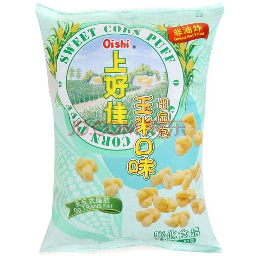 [6926265313416] 上好佳田園泡玉米味80g*12