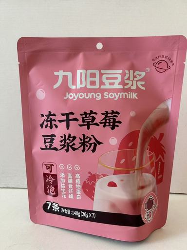 [6950873208277] 九陽凍干草莓豆漿粉140g*24/豆漿粉