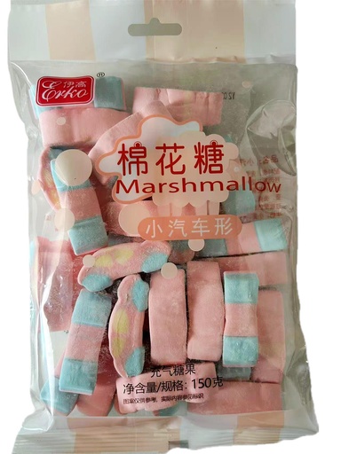 [69272628050340] 伊高棉花糖（小汽車形）150g*48/Marshmallow