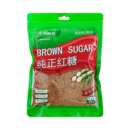[6942333701541] 华海顺达純正黒糖 300g*25/Brown sugar