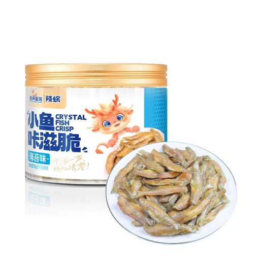 [6971864643358] 合天寶龍小魚咔滋脆海苔味/Hetianbaolong Crispy Little Fish – Seaweed Flavor/35g *30