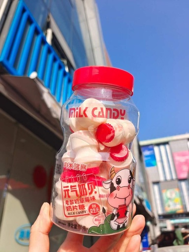 [6970389083694] 吖米哆客元氣奶貝老酸奶草莓味118克*24/糖果（草莓味）