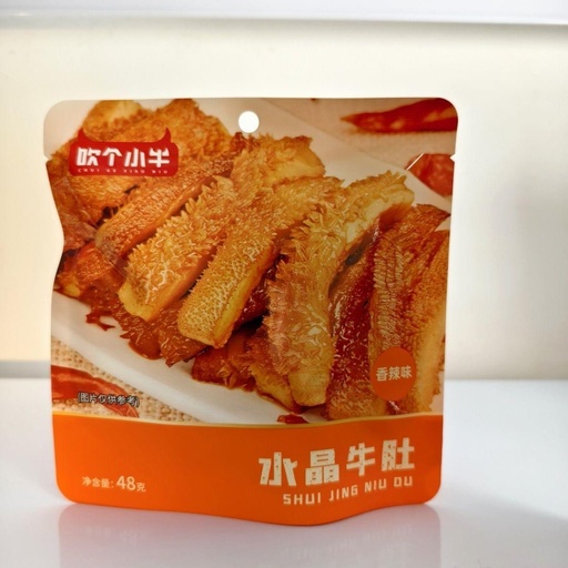 [6954682401621] 吹个小牛水晶牛肚香辣味48g*20/香辣味牛肚