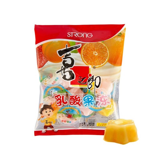 [GD019] 喜之郎中袋乳酸果凍360g*16/Jelly (mix flavour)