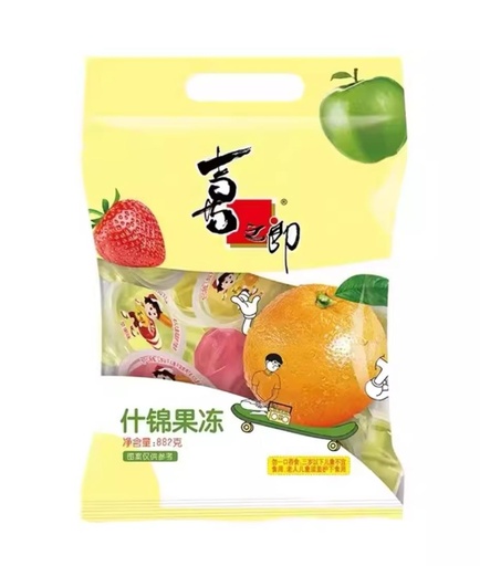 [6926475209660] 喜之郎大袋什錦果凍882克*6/Jelly（多種水果味）