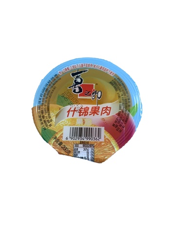 [GD001] 喜之郎果冻杯什锦果肉200g*24/Big Fruits Jelly Cup (Assorted fruit flavour)