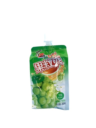 [GD007] 喜之郎果粒爽葡萄味350ml*24/水果果凍袋（葡萄味）