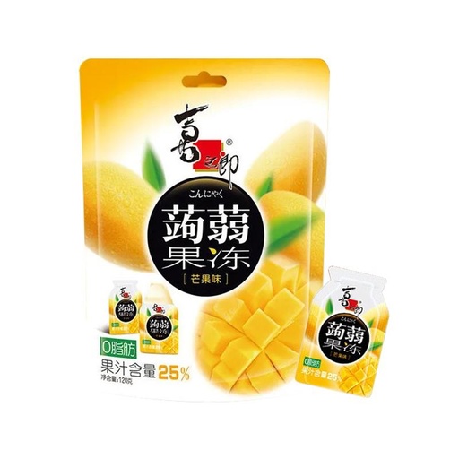 [69264752103434] 喜之郎蒟蒻芒果120*24/果凍袋（芒果味）