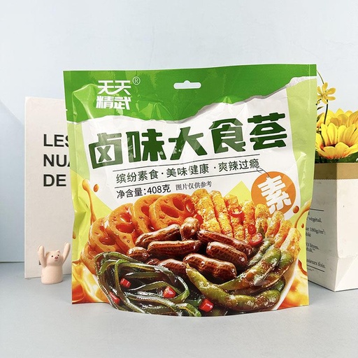 [6974366551961] 天天精武卤味大食荟（素）408g*30/Braised edamame