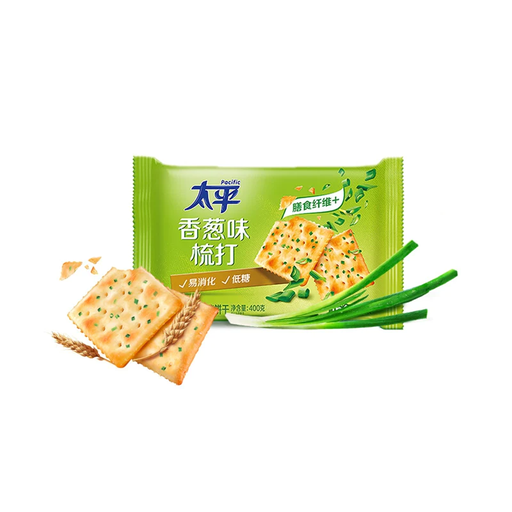 [6901668200631] 太平梳打餅乾香蔥味/Biscuits（Onion flavour）400g*12