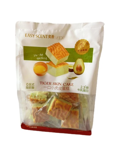 [6959927901195] Yik Heung Little Tiger Skin Cake (Avocado flavour) 252g*12