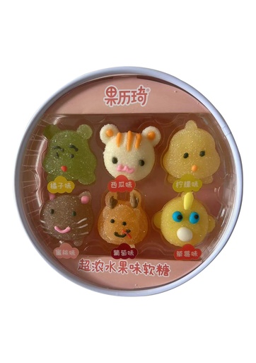 [6943345400088] 果歷琦六味軟糖混合味/Candy 100g*40