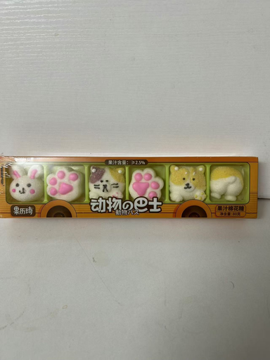 [69433454003850] 果歷琦動物巴士棉花糖80g*24 /Candy