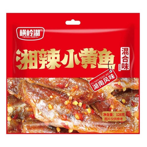 [6952889408368] 橫嶺湖小黃魚（混合味）128克*30/即食魚