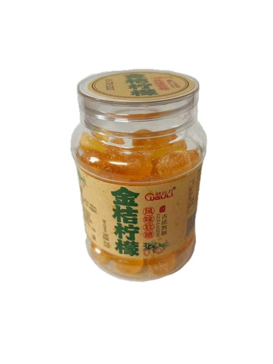 [6974196140441] 歐谷力金桔檸檬軟糖205g*24/Candy（Lemon flavour)