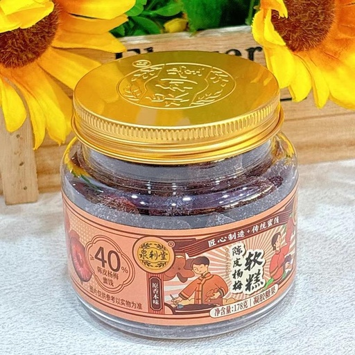 [6972095201300] 泉利堂陳皮楊梅軟糕178g*12/糖果