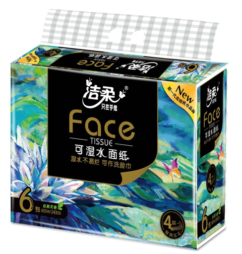 [6914068016498] C&S 面巾纸 (4层, 80张)/8包*6