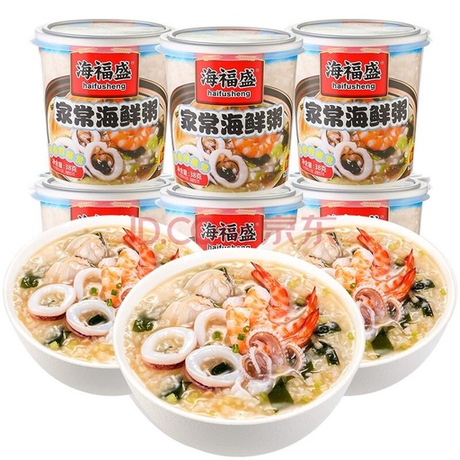 [Z0007] Haifengsheng Instant Porridge (Homestyle Seafood Porridge) 38g*24
