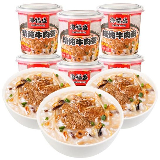 [Z0008] Haifusheng Instant Porridge (Slow-Stewed Beef Porridge) 38g*24