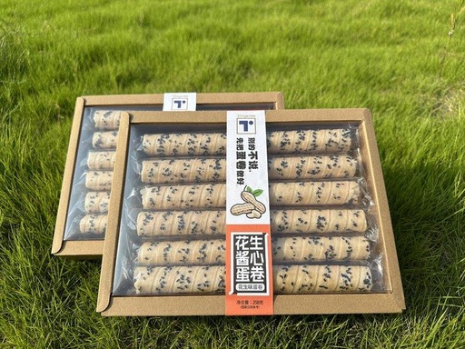 [6970393697733] 田掌柜花生酱心蛋卷/Egg roll(花生味) 258g*16