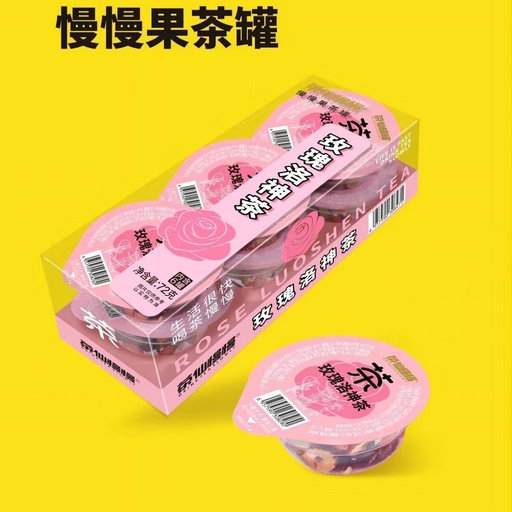 [6957590308471] 茶仙慢慢慢慢果茶（玫瑰洛神茶）72g*16/चाय