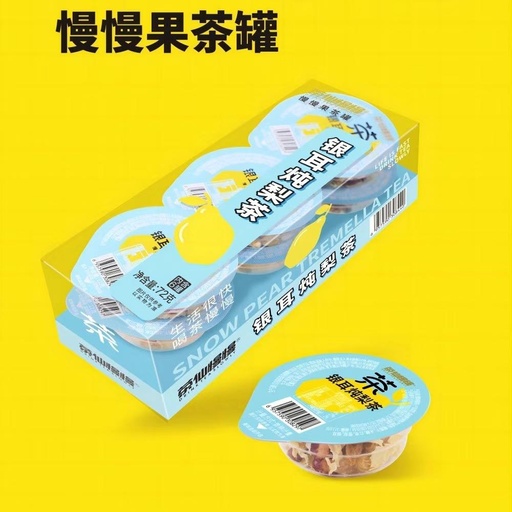 [6957590308440] 茶仙慢慢慢慢果茶（銀耳燉梨茶）72g*16/茶