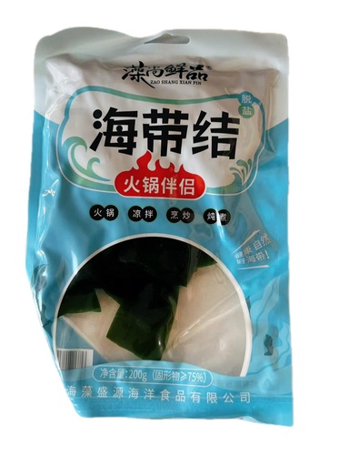 [6976271540207] Zao Sheng Yuan Desalinated Kelp Knots 200g *30/Instant Kelp