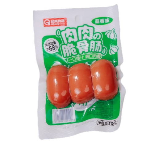 [QL003] 起亮肉肉脆骨肠蒜香味115g*80